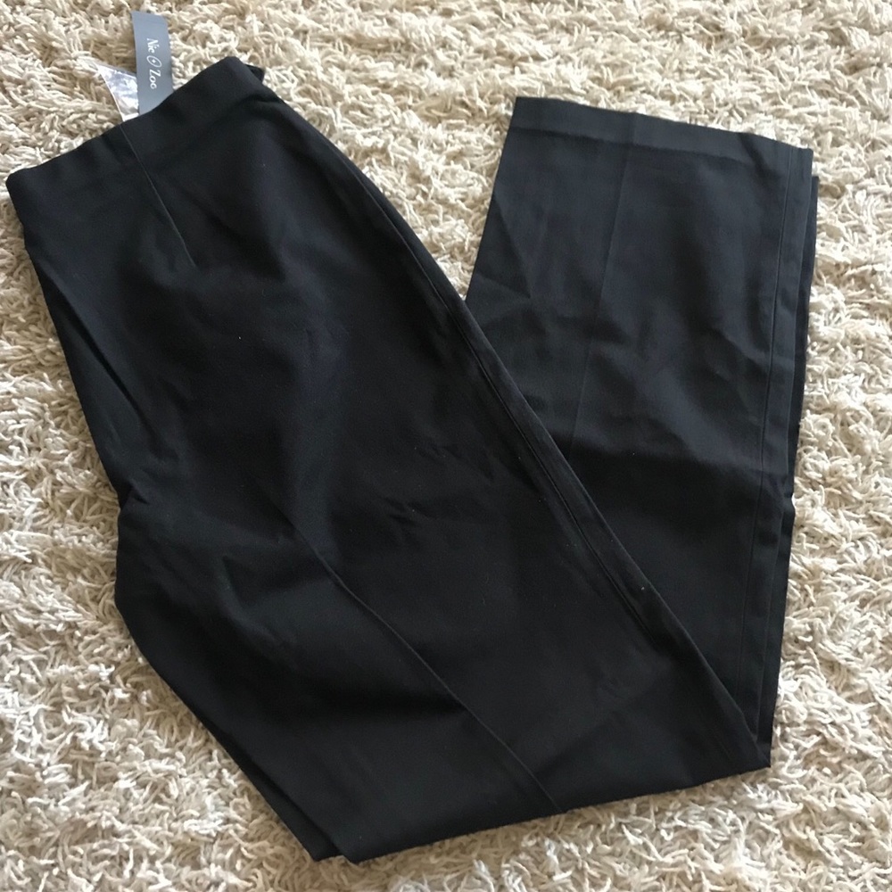 Nie + Zoe Women Black Pants